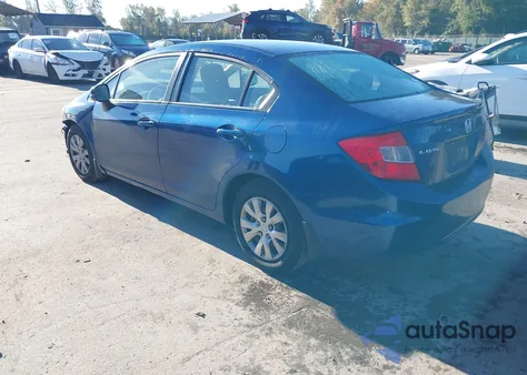 2012 Honda Civic Lx z USA, uszkodzony, nr VIN 19XFB2F58CE359949